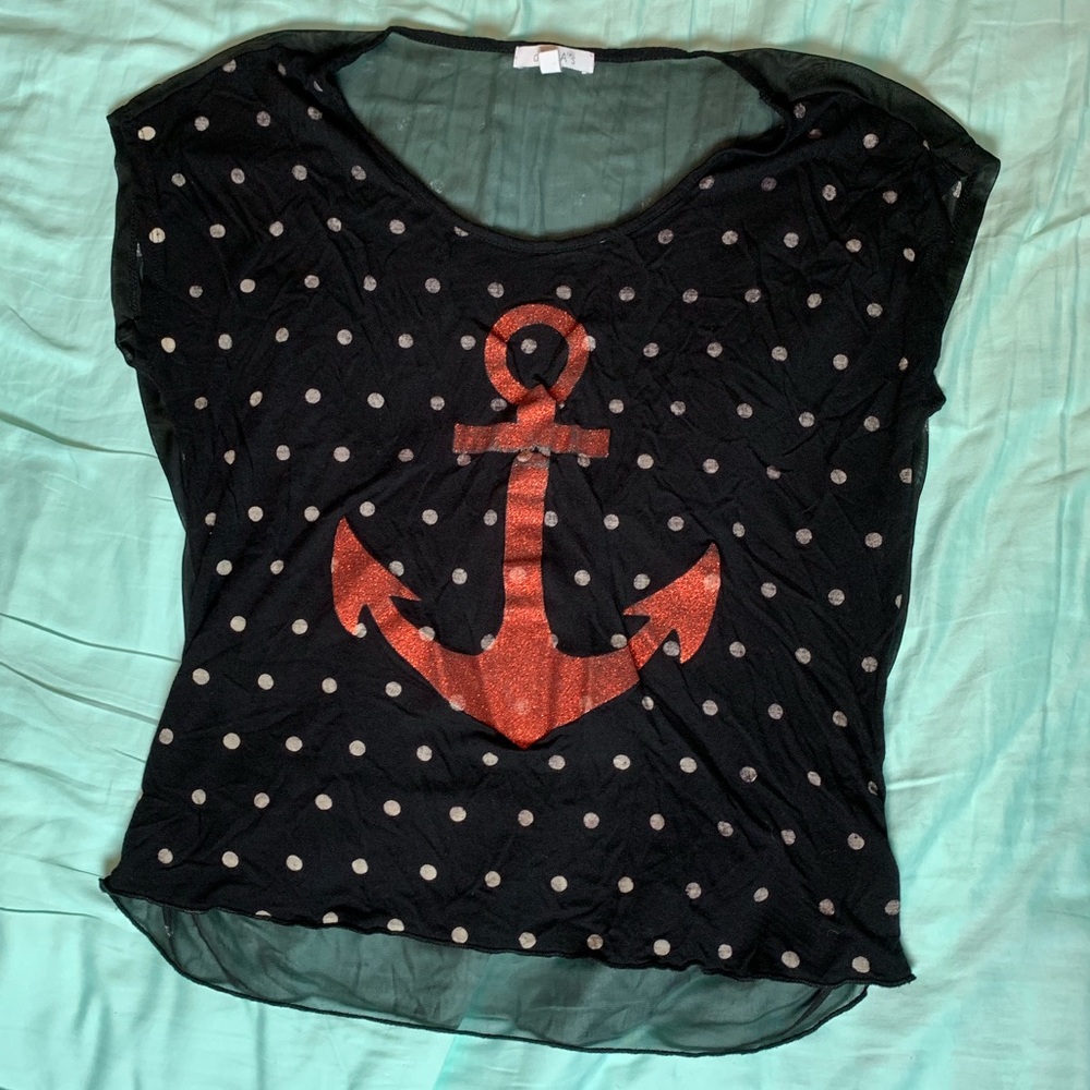 Delia*s Anchor Top